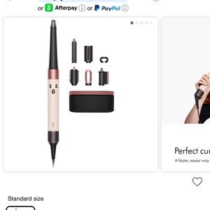 Dyson Airwrap Styler in Pink and Cream